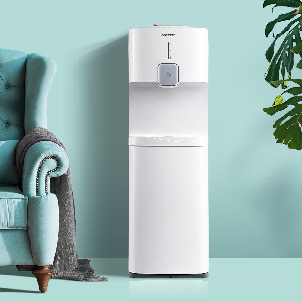 Comfee Water Dispenser Cooler Hot Cold Taps Purifier Stand 20L Cabinet White freeshipping - Awezingly