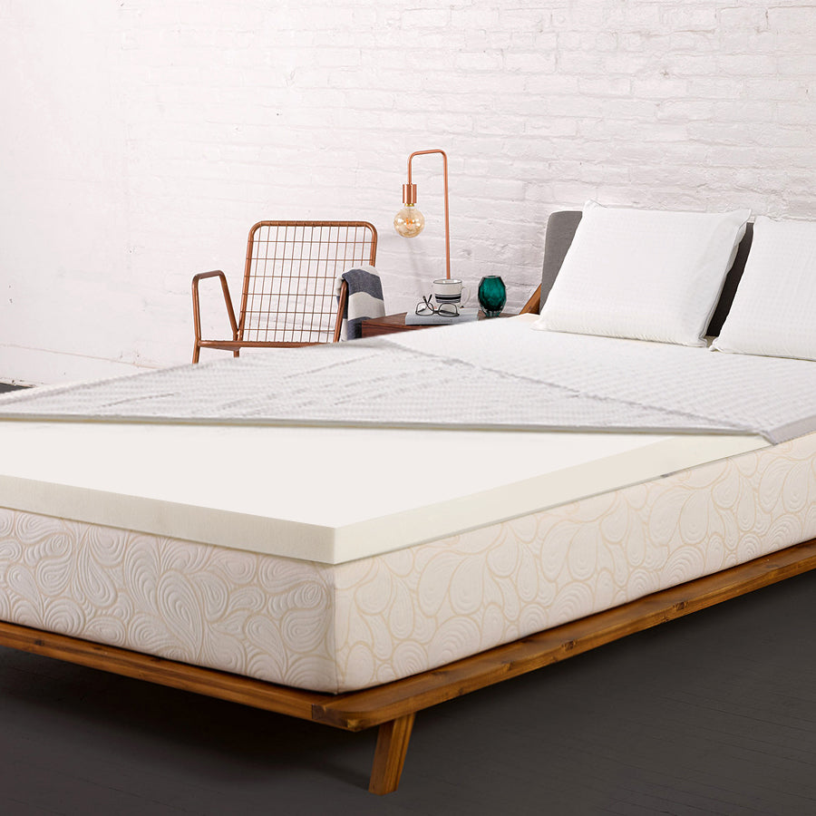 Giselle Bedding Memory Foam Mattress Topper w/Cover 8cm - King freeshipping - Awezingly