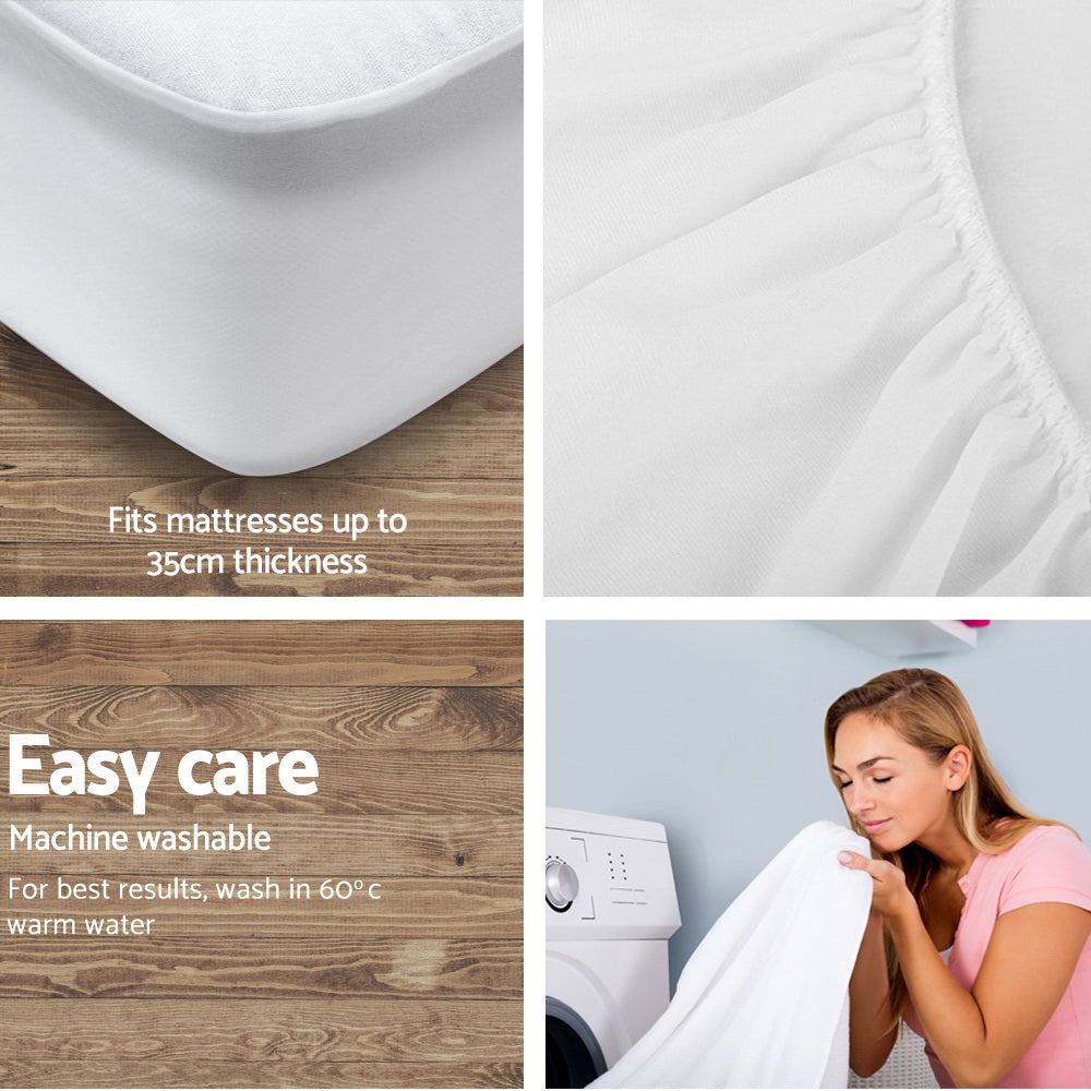 Giselle Bedding King Size Waterproof Bamboo Mattress Protector freeshipping - Awezingly