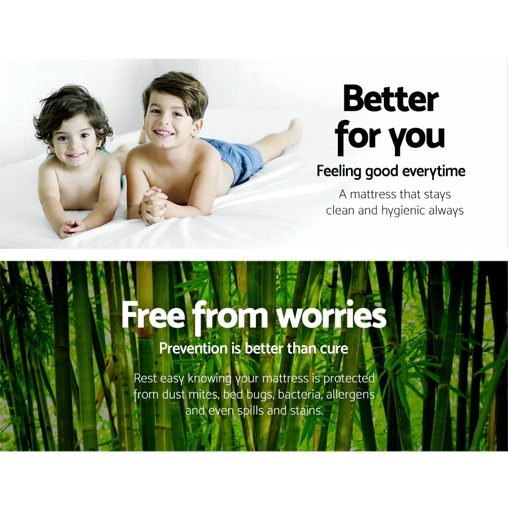 Giselle Bedding Giselle Bedding Bamboo Mattress Protector King freeshipping - Awezingly