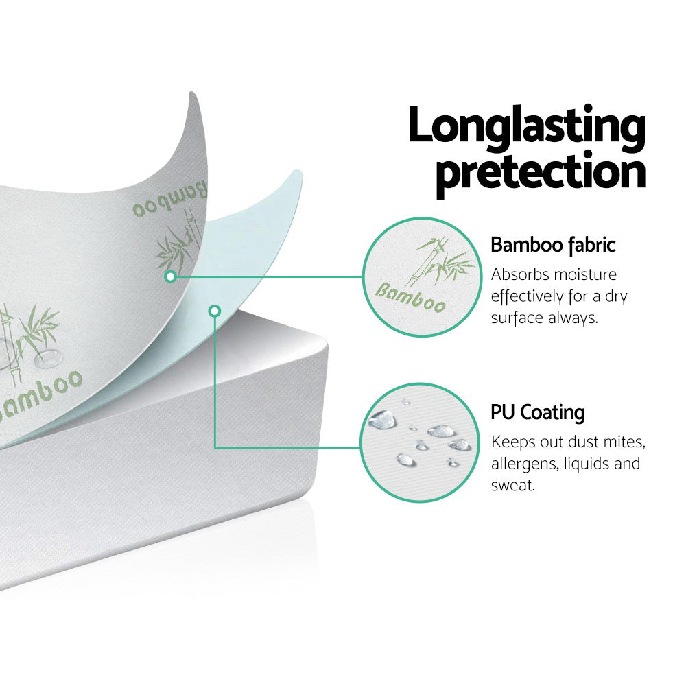 Giselle Bedding Giselle Bedding Bamboo Mattress Protector King freeshipping - Awezingly