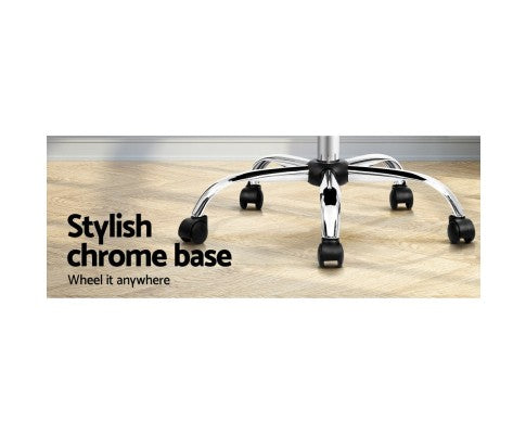 Artiss Office Chair Executive Mid Back Black freeshipping - Awezingly