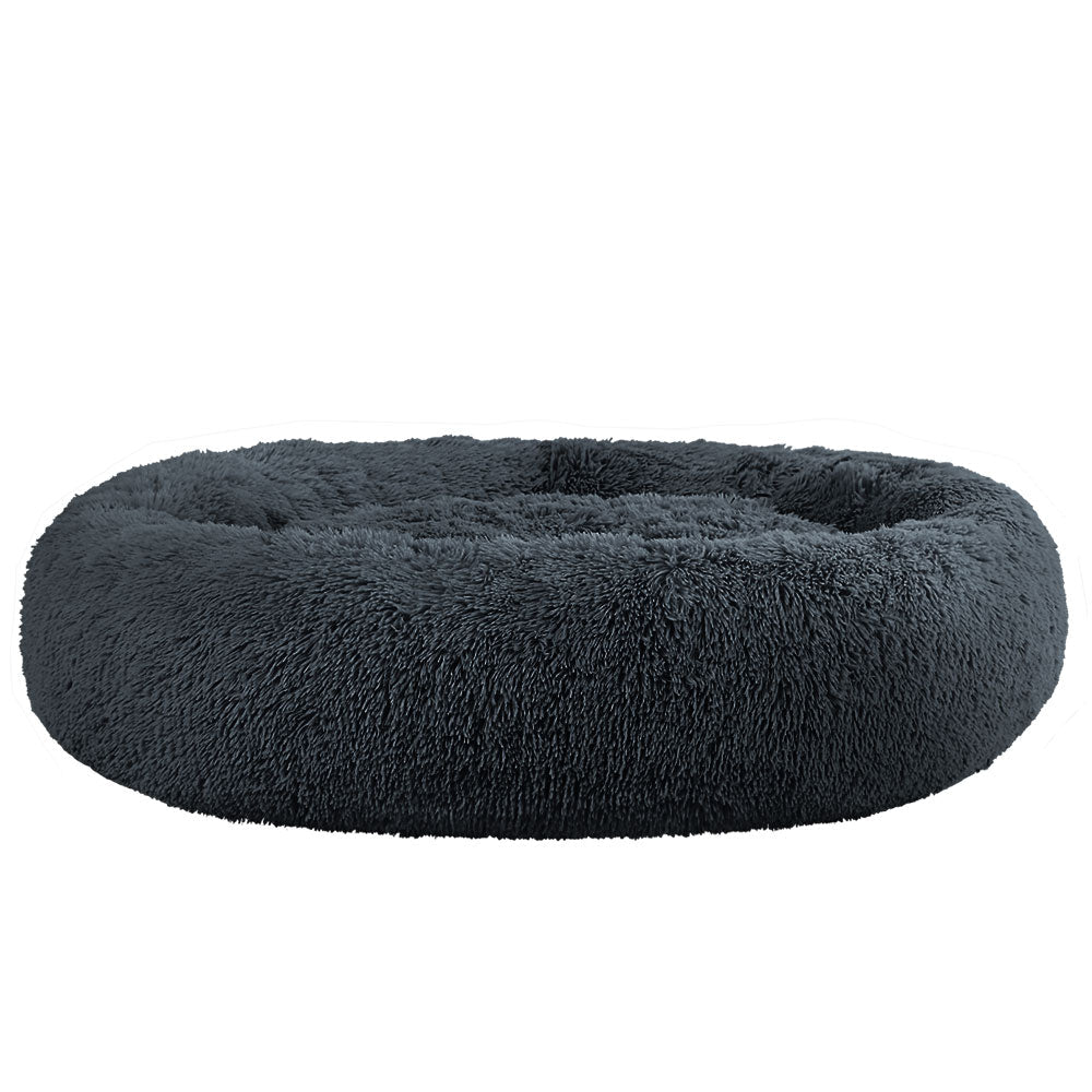 Pet Bed Dog Cat Calming Bed Extra Large 110cm Dark Grey Sleeping Comfy Washable freeshipping - Awezingly