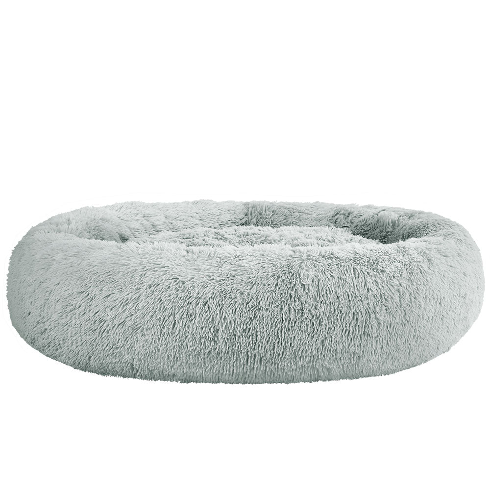 Pet Bed Dog Cat Calming Bed Extra Large 110cm Light Grey Sleeping Comfy Washable freeshipping - Awezingly
