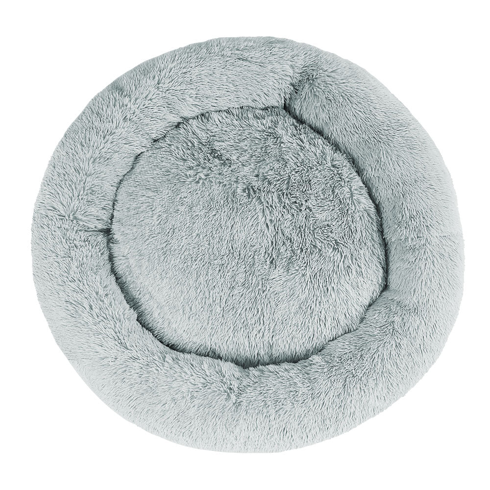 Pet Bed Dog Cat Calming Bed Extra Large 110cm Light Grey Sleeping Comfy Washable freeshipping - Awezingly