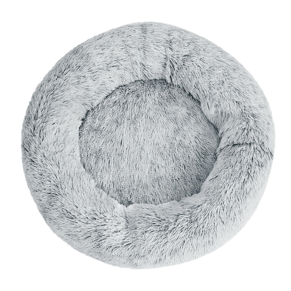 Pet Bed Dog Cat Calming Bed Large 90cm Charcoal Sleeping Comfy Cave Washable freeshipping - Awezingly