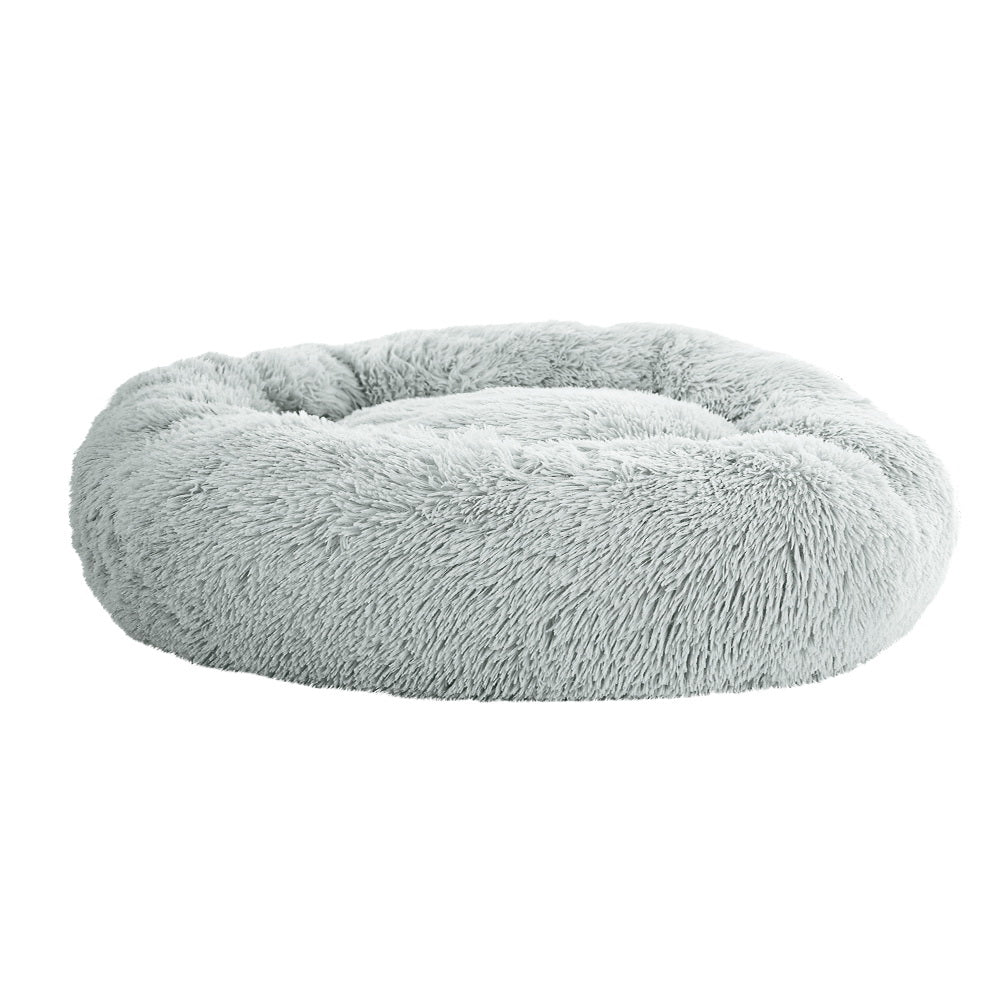 Pet Bed Dog Cat Calming Bed Large 90cm Light Grey Sleeping Comfy Cave Washable freeshipping - Awezingly
