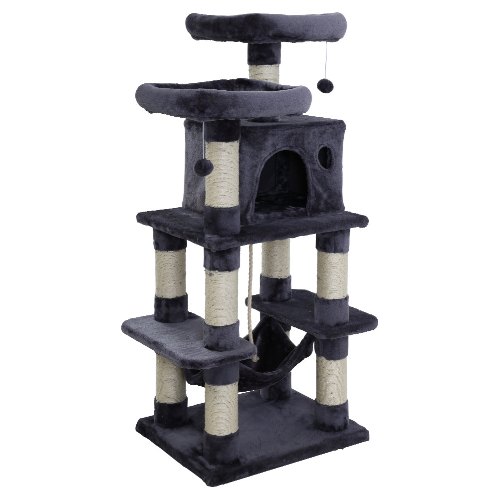i.Pet Cat Tree Trees Scratching Post Scratcher Tower Condo House Furniture Wood freeshipping - Awezingly