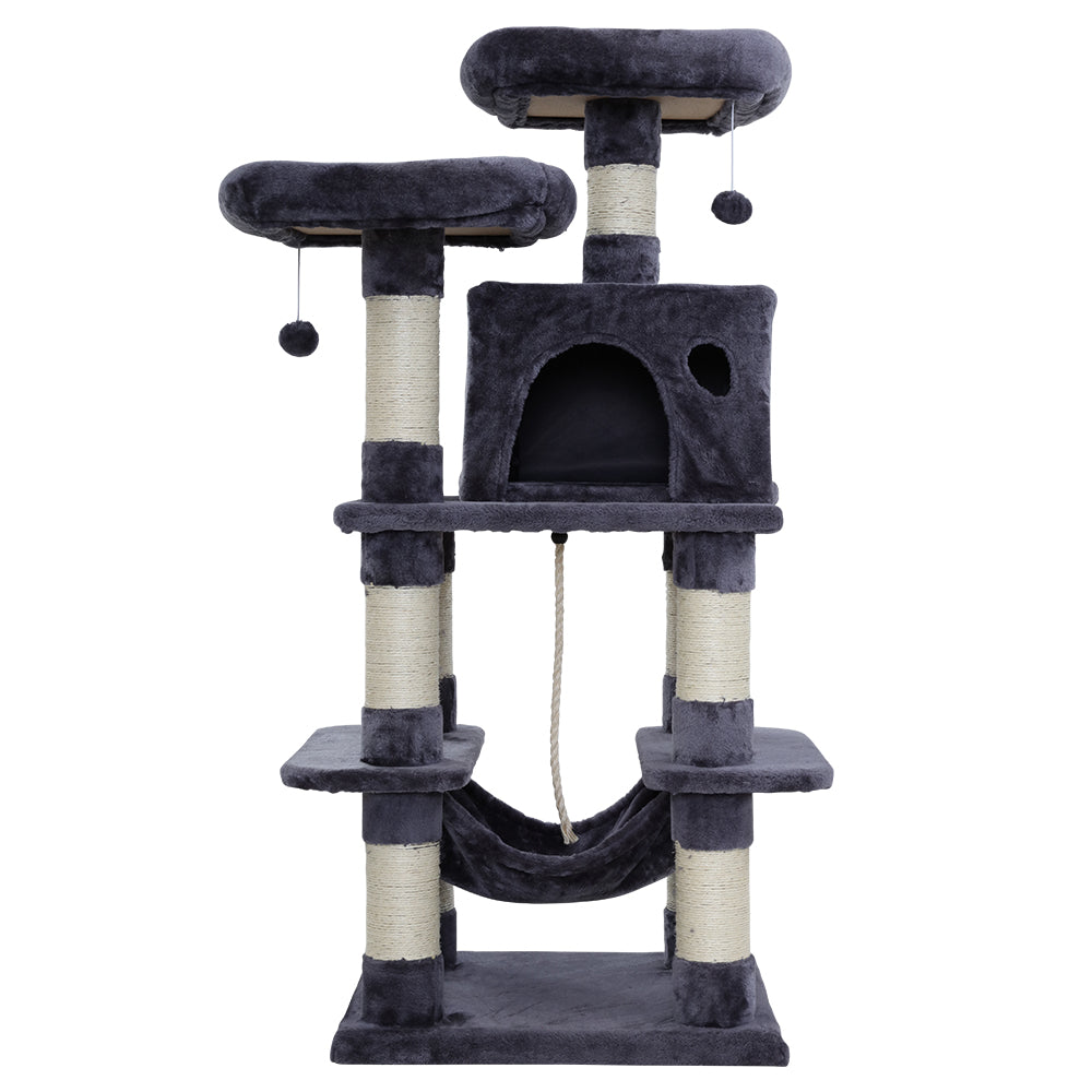 i.Pet Cat Tree Trees Scratching Post Scratcher Tower Condo House Furniture Wood freeshipping - Awezingly