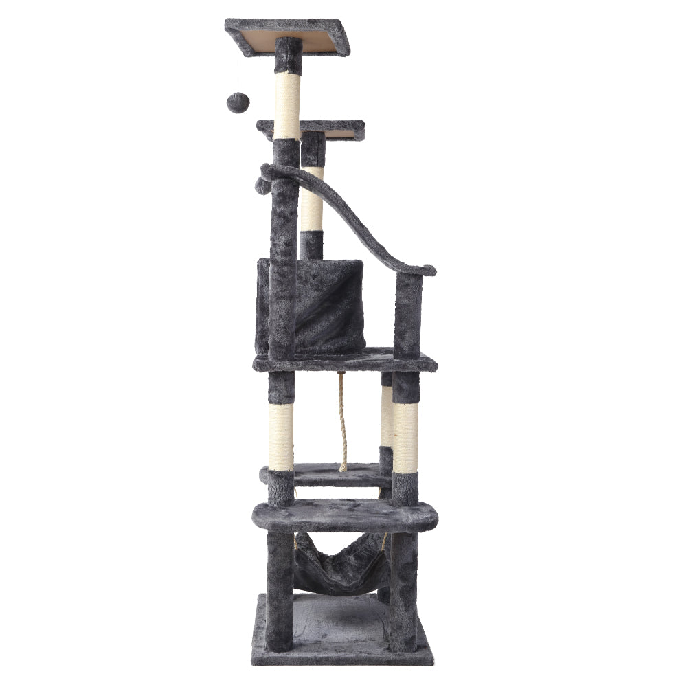 i.Pet Cat Tree 171cm Trees Scratching Post Scratcher Tower Condo House Furniture Wood freeshipping - Awezingly