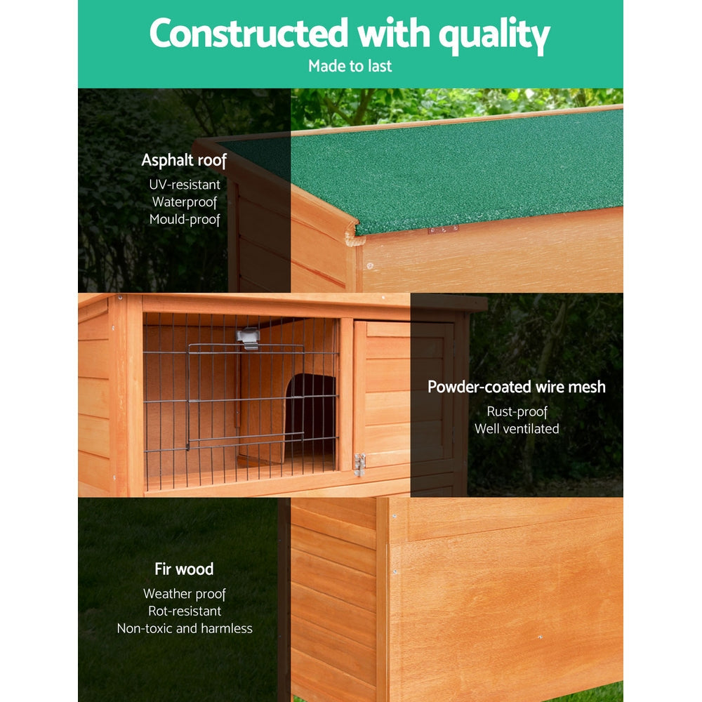 i.Pet 93cm Tal Wooden Pet Coop freeshipping - Awezingly