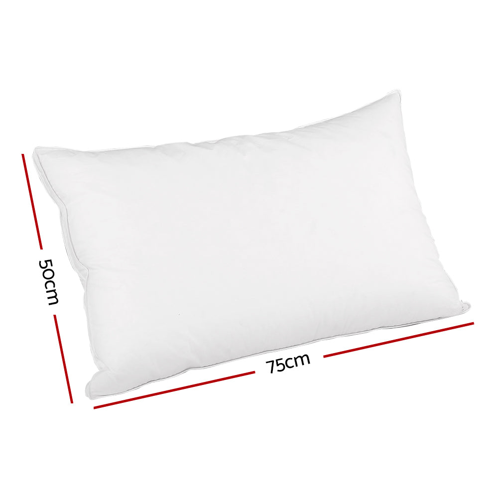Giselle Bedding Goose Feather Down Twin Pack Pillow freeshipping - Awezingly