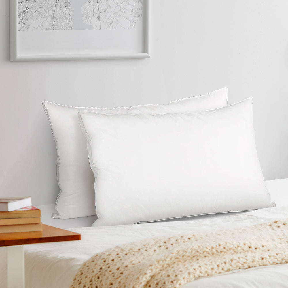 Giselle Bedding Goose Feather Down Twin Pack Pillow freeshipping - Awezingly