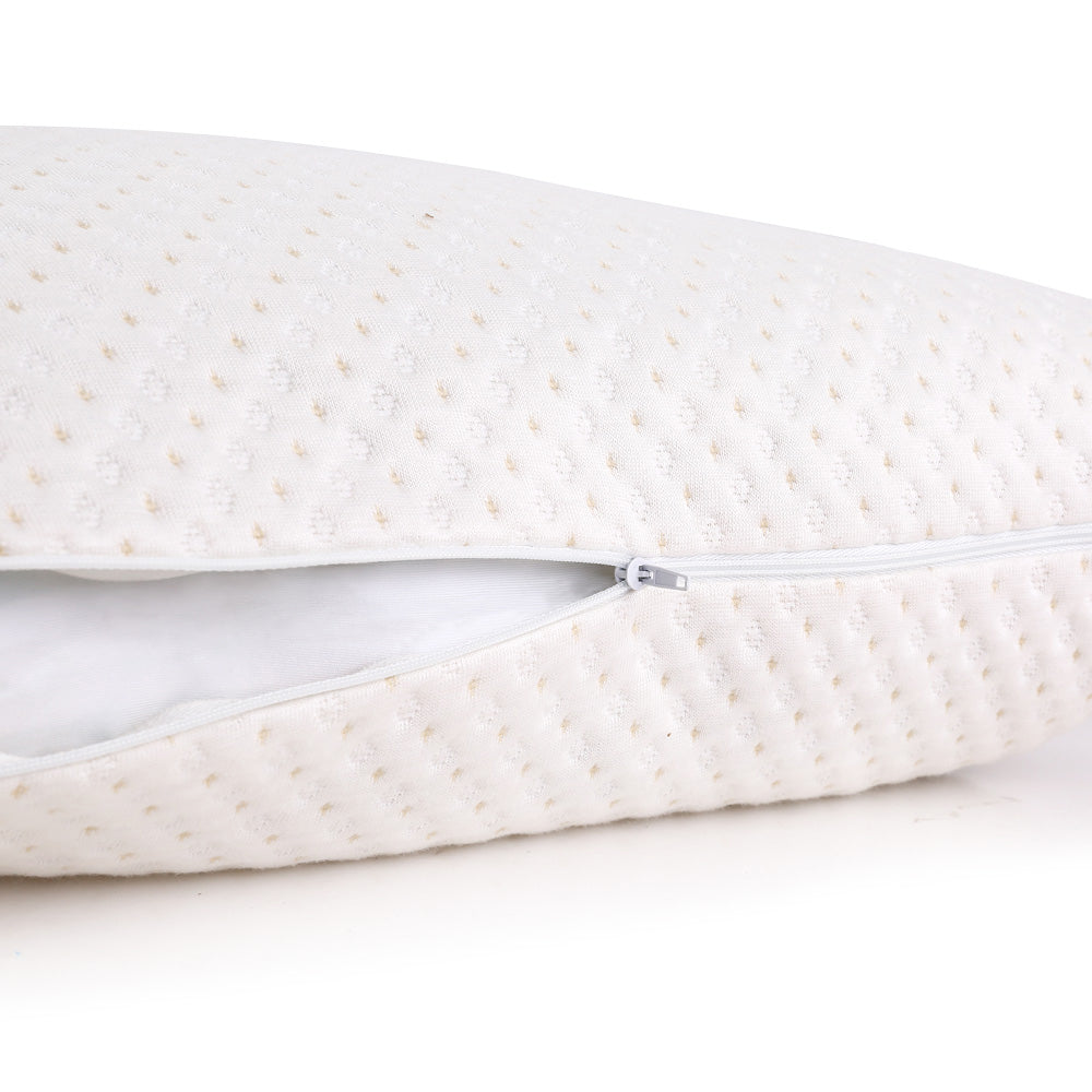 Giselle Bedding Set of 2 Single Bamboo Memory Foam Pillow freeshipping - Awezingly