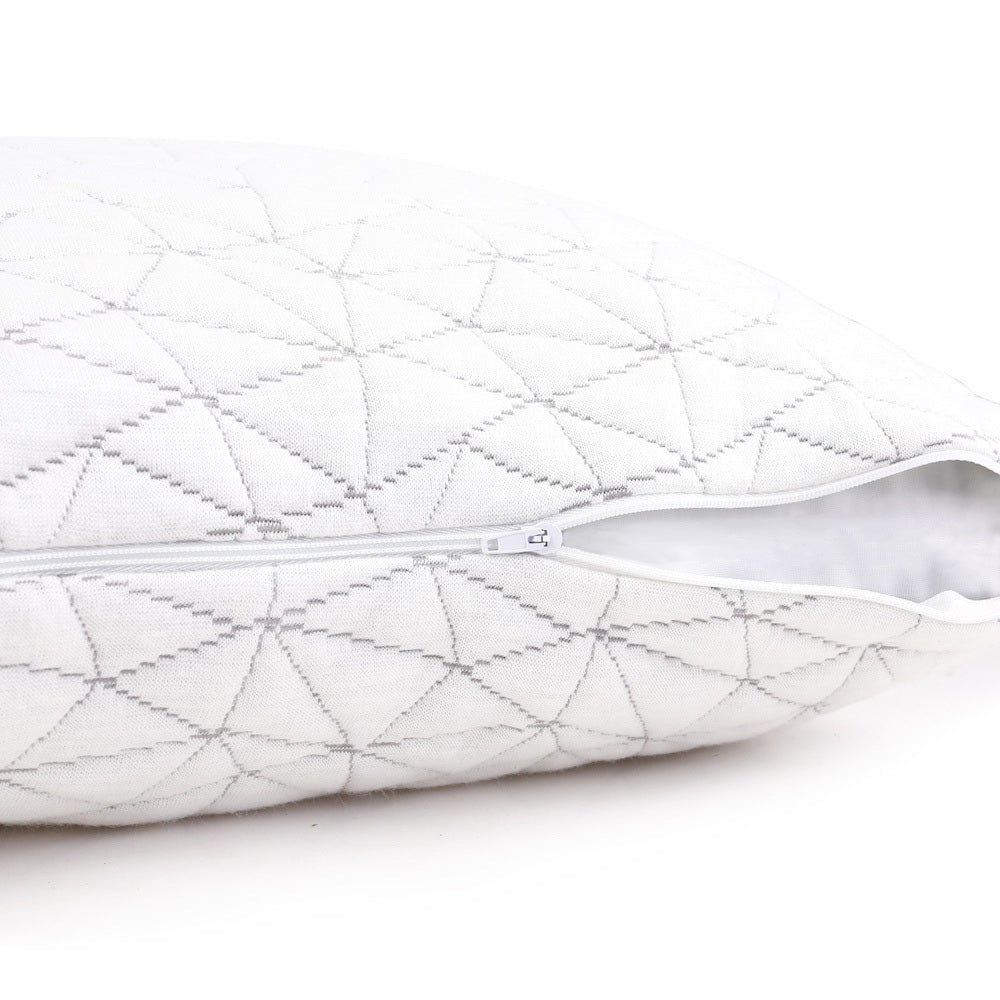 Giselle Bedding Set of 2 Rayon King Memory Foam Pillow freeshipping - Awezingly