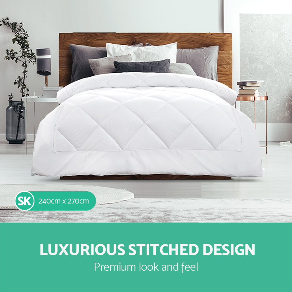 Giselle Bedding Super King Size 400GSM Microfibre Quilt freeshipping - Awezingly