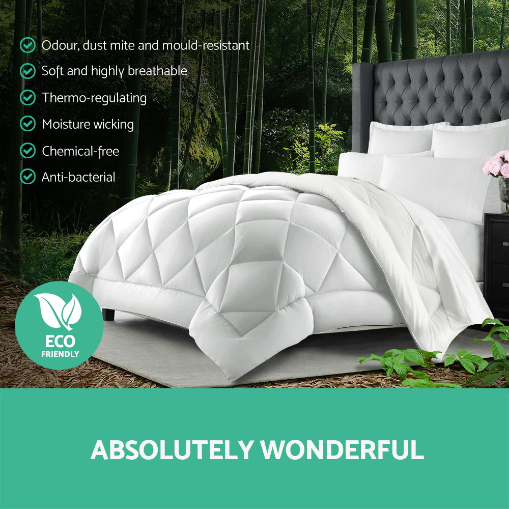 Giselle Bedding Super King Size 400GSM Microfibre Quilt freeshipping - Awezingly