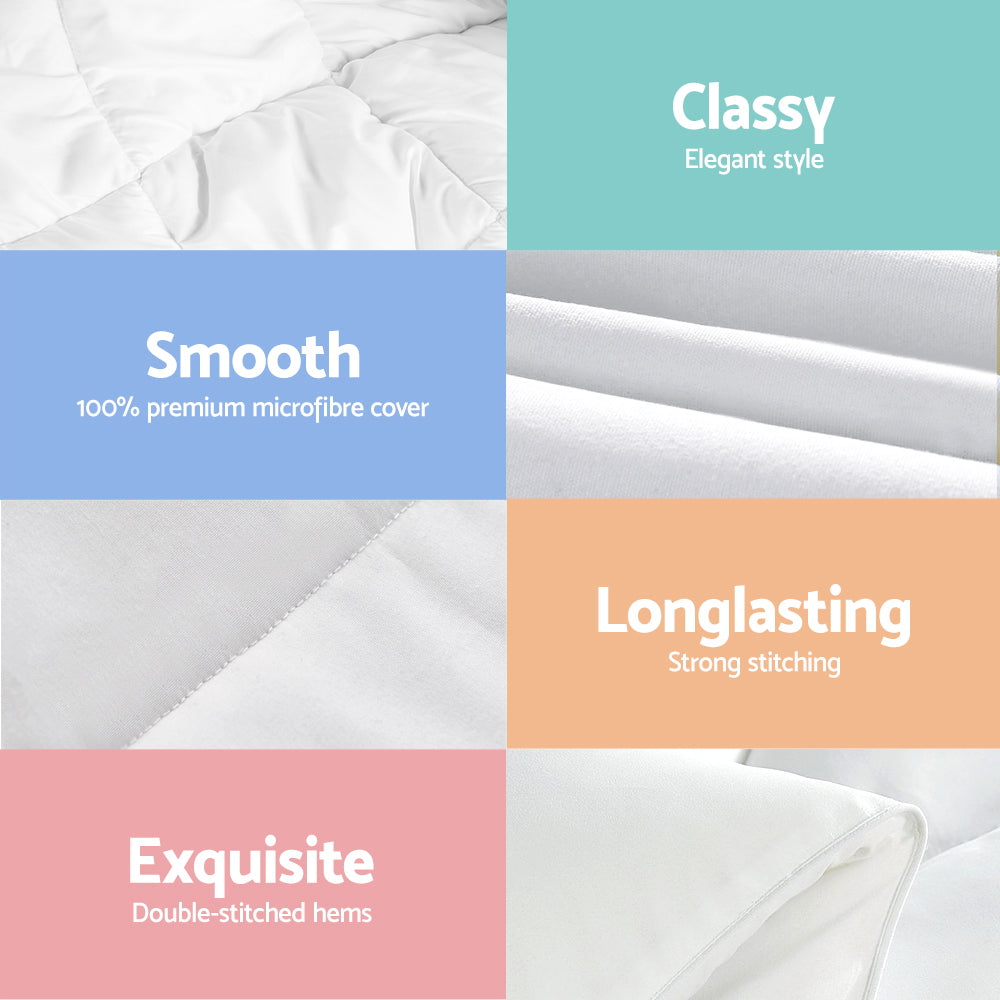 Giselle Bedding Super King Size 400GSM Microfibre Quilt freeshipping - Awezingly