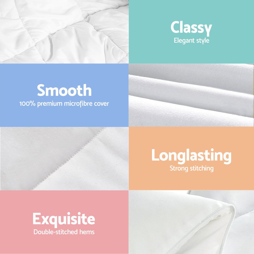 Giselle Bedding King Size 700GSM Bamboo Microfibre Quilt freeshipping - Awezingly