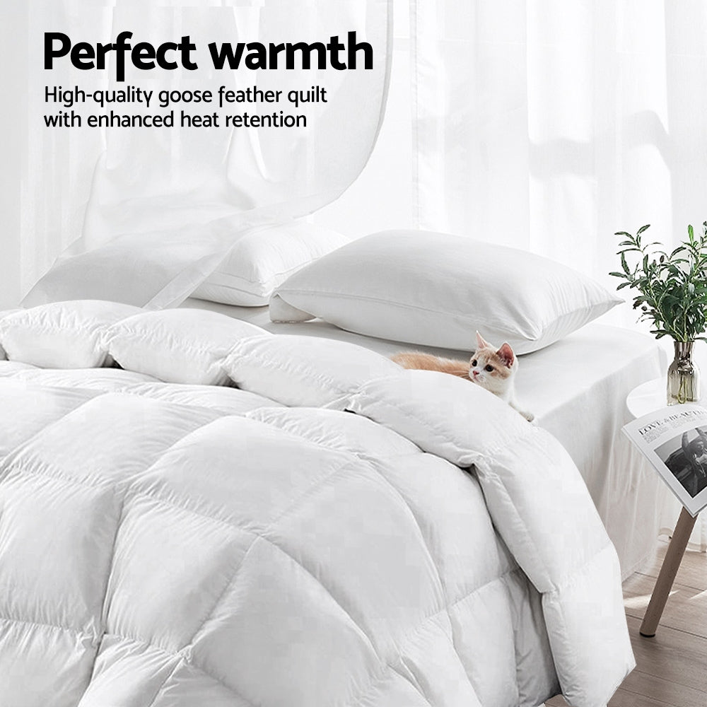 Giselle Bedding Super King Size Goose Down Quilt freeshipping - Awezingly