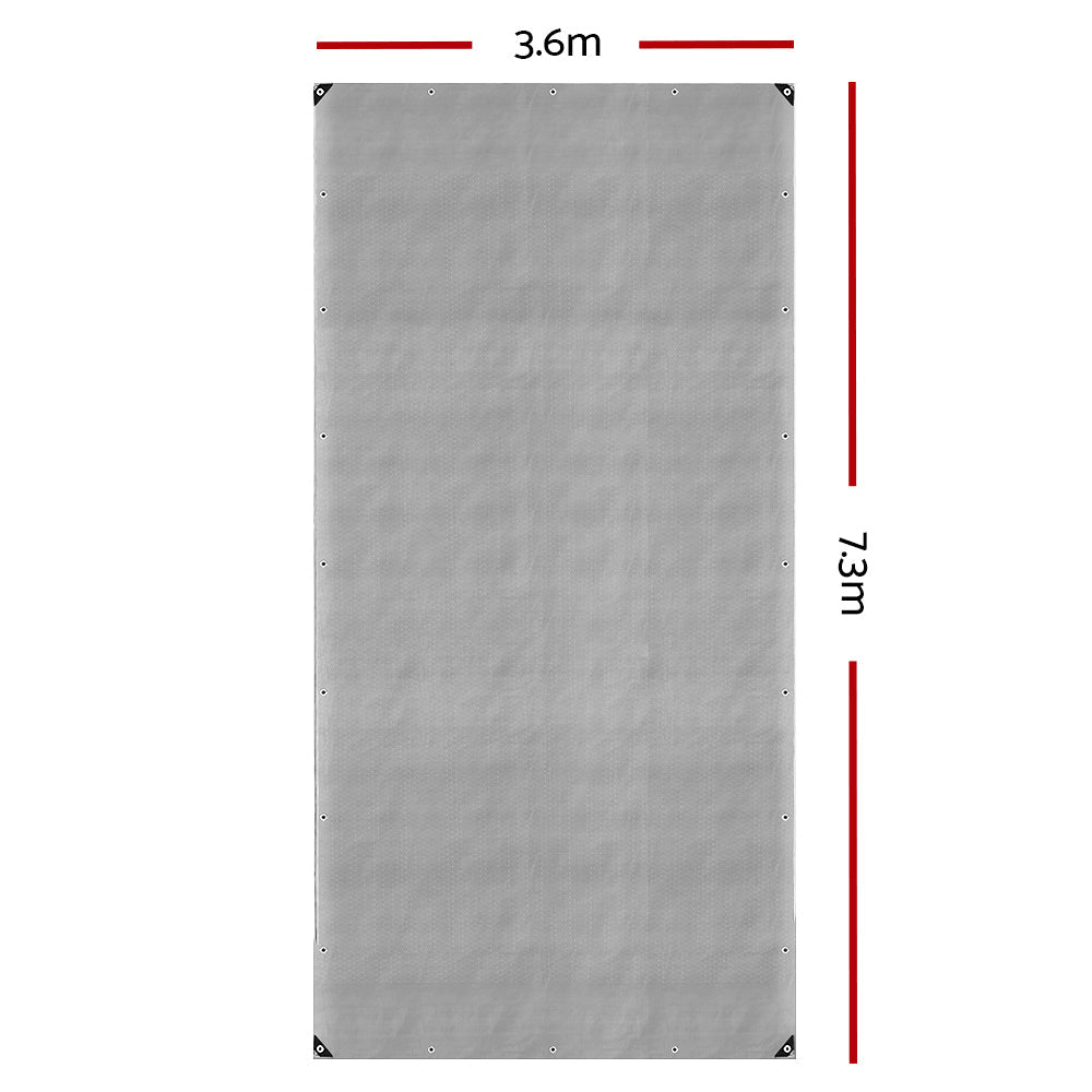 Instahut 3.6 x 7.3m Heavy Duty Poly Tarp
