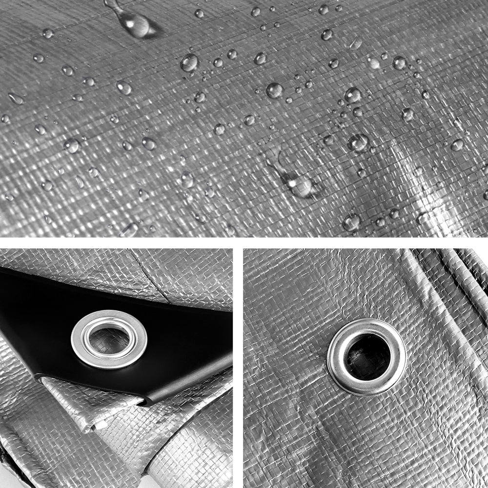 Instahut 3.6 x 7.3m Heavy Duty Poly Tarp