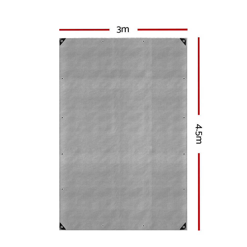 Instahut 3 x 4.5m Heavy Duty Poly Tarp