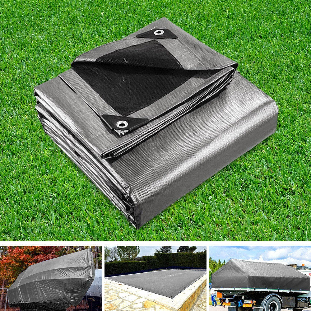 Instahut 7.3 x 9m Heavy Duty Poly Tarp