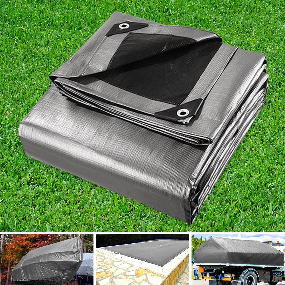 Instahut 7.3 x 9m Heavy Duty Poly Tarp