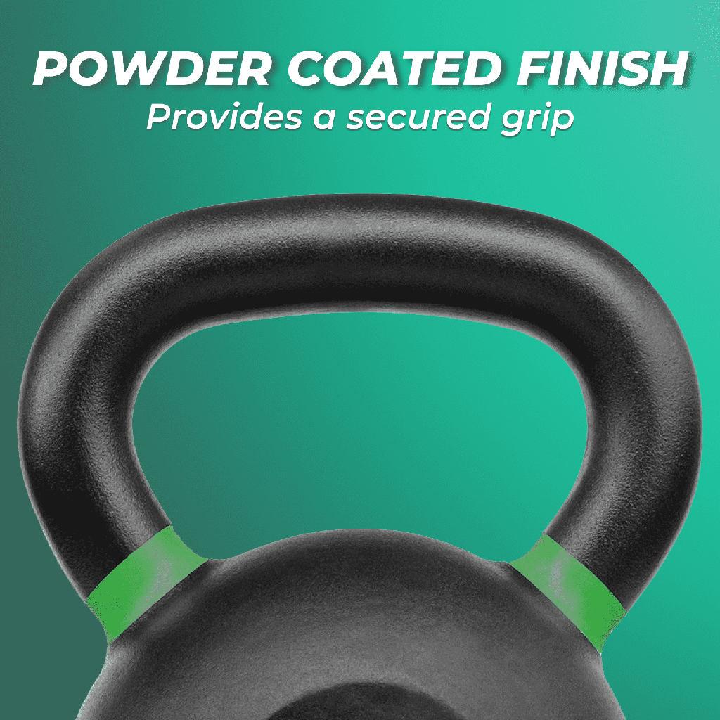VERPEAK Cast Iron Kettlebell 12kg Tiffany Blue