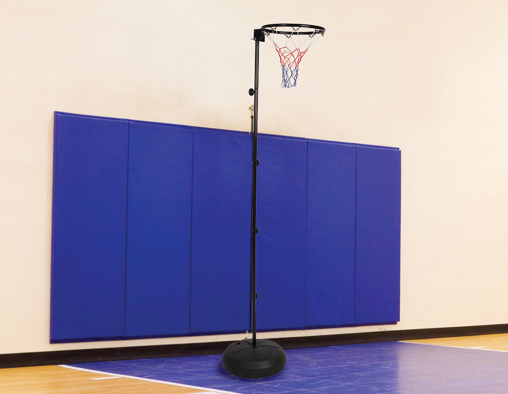 Netball Ring with Stand Portable Pole Height Adjustable