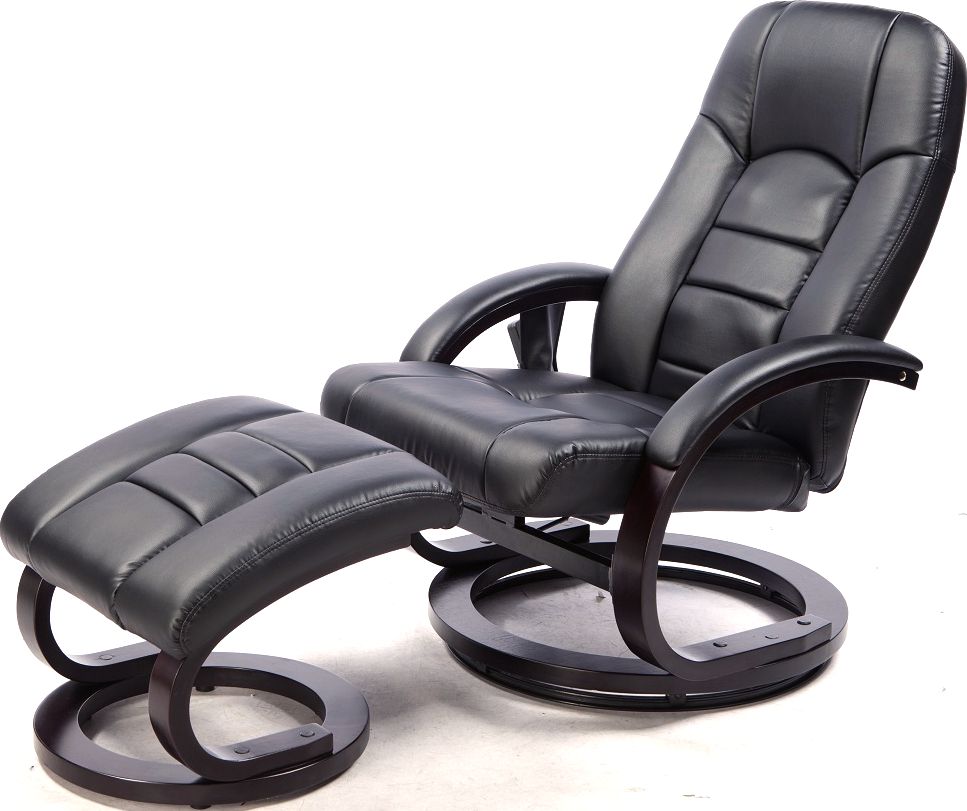 PU Leather Massage Chair Recliner Ottoman Lounge Remote