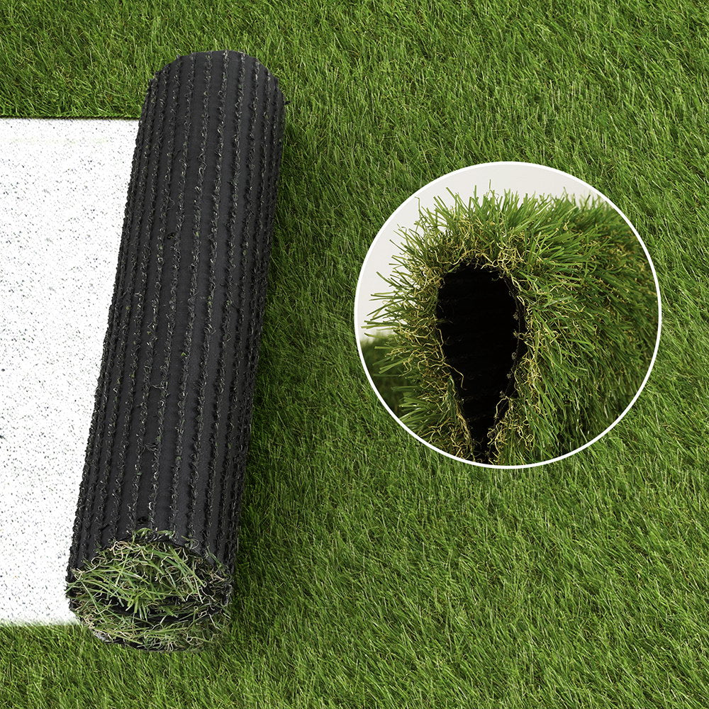 Prime Turf Artificial Grass 35mm 1mx10m Synthetic Fake Lawn Turf Plastic Plant 4-coloured