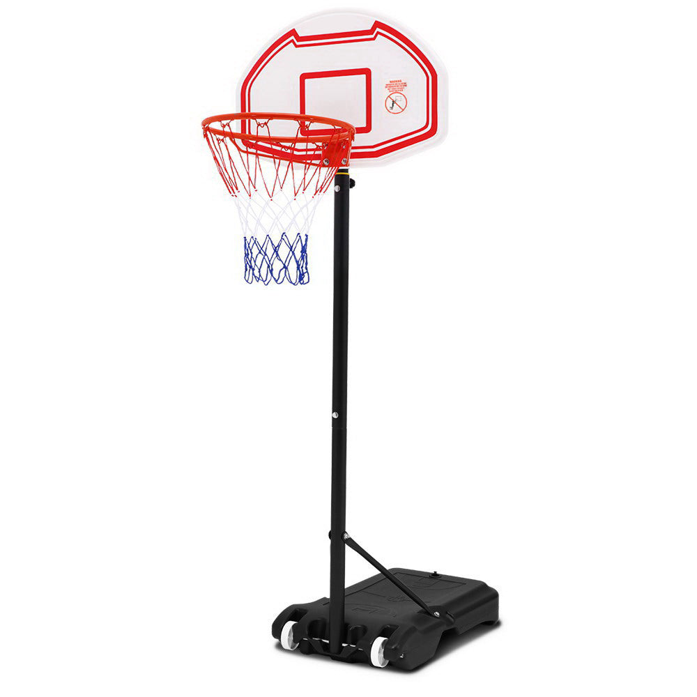 Everfit 2.1M Adjustable Portable Basketball Stand Hoop System Rim - White freeshipping - Awezingly