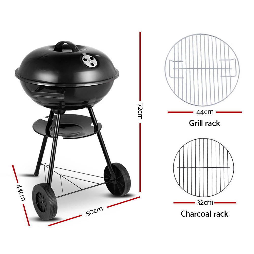 Grillz Charcoal BBQ Smoker Drill Outdoor Camping Patio Wood Barbeque Steel Oven freeshipping - Awezingly