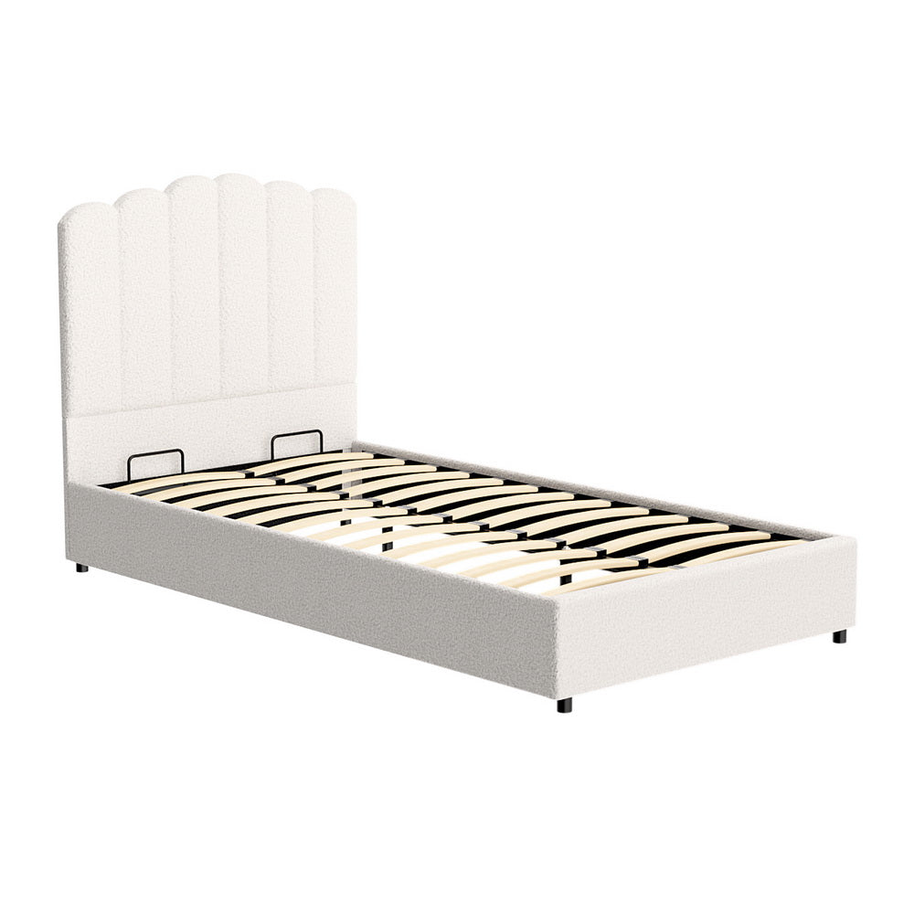 Artiss Bed Frame King Single Size Boucle FION