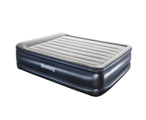 Bestway Queen Air Bed Inflatable Mattress Sleeping Mat Battery Built-in Pump freeshipping - Awezingly