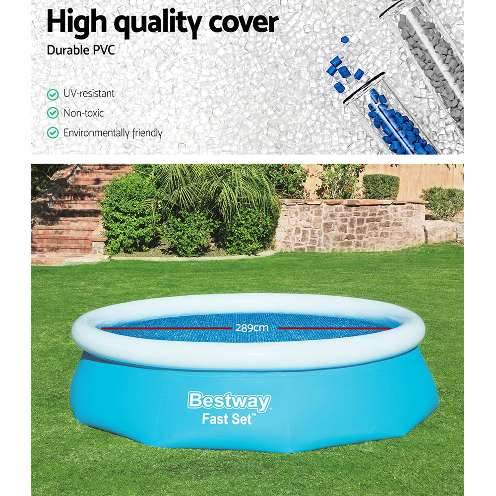 Bestway Solar Pool Cover Blanket for Swimming Pool 10ft 305cm Round Pool freeshipping - Awezingly