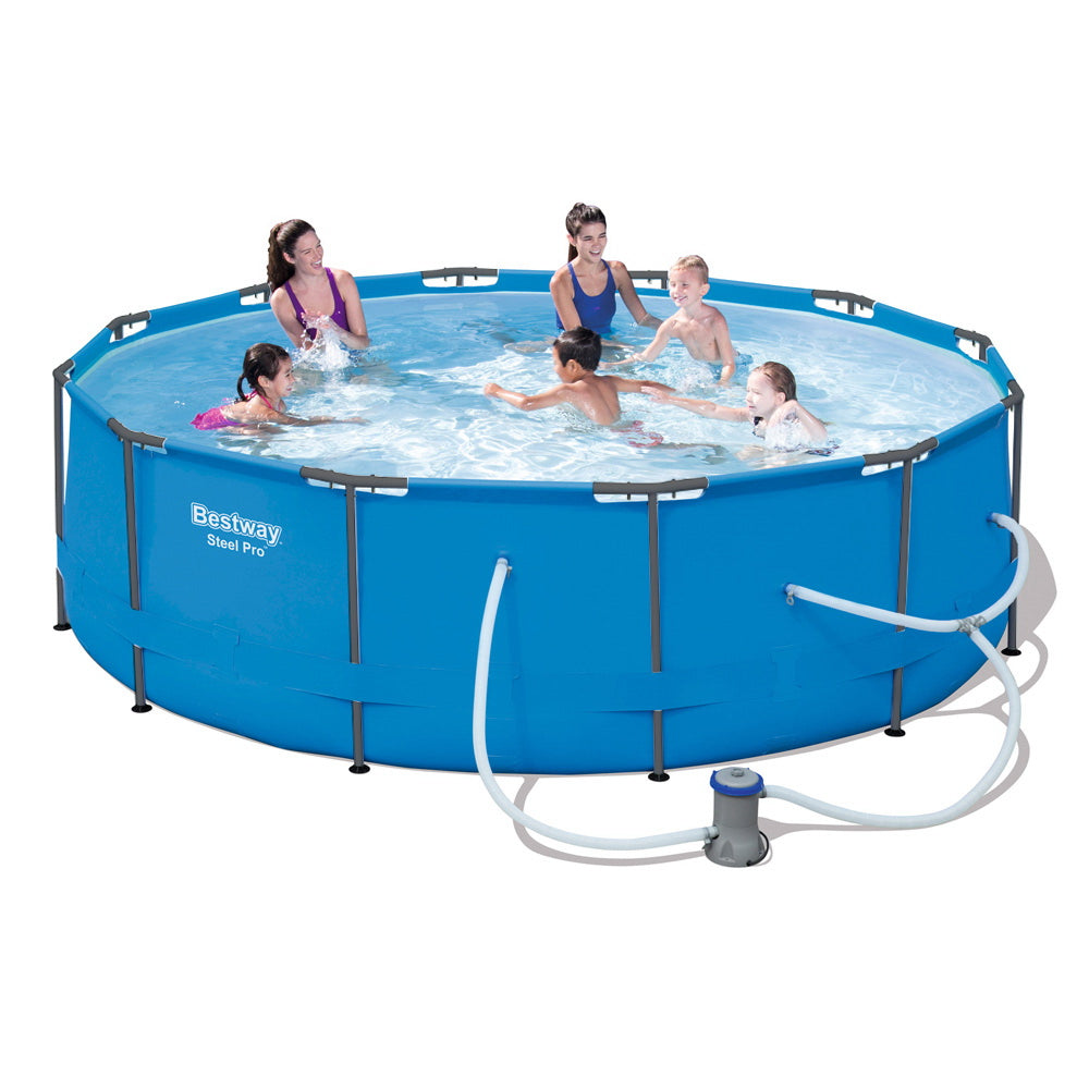 Bestway Swimming Pool Above Ground Filter Pump Steel Pro Frame Pools freeshipping - Awezingly