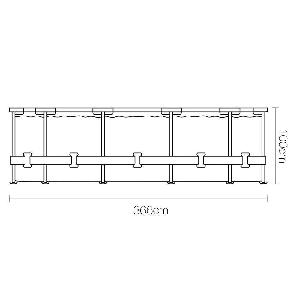 Bestway Swimming Pool Above Ground Filter Pump Steel Pro Frame Pools freeshipping - Awezingly