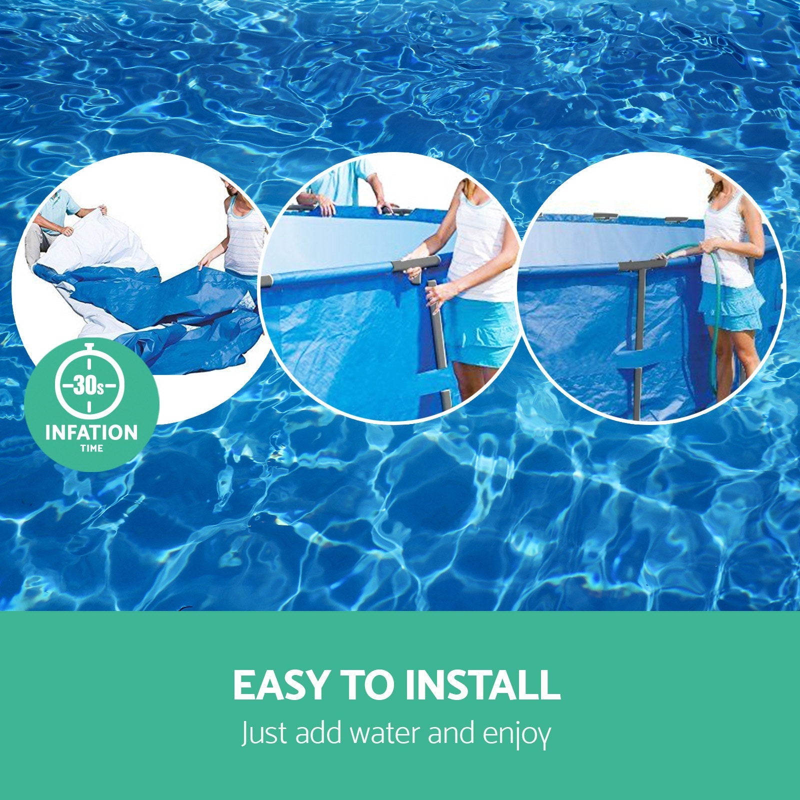 Bestway Swimming Pool Above Ground Filter Pump Steel Pro Frame Pools freeshipping - Awezingly