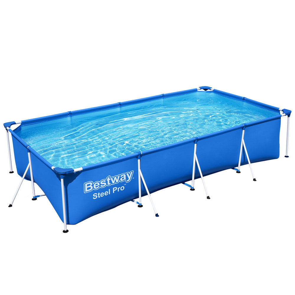 Bestway Swimming Pool Above Ground Heavy Duty Steel Pro™ Frame Pools 4M freeshipping - Awezingly