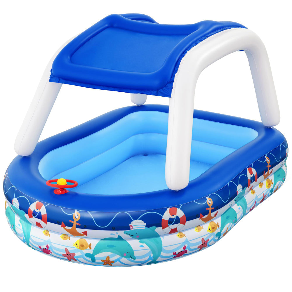 Bestway Kids Play Pools Above Ground Inflatable Swimming Pool Canopy Sunshade freeshipping - Awezingly