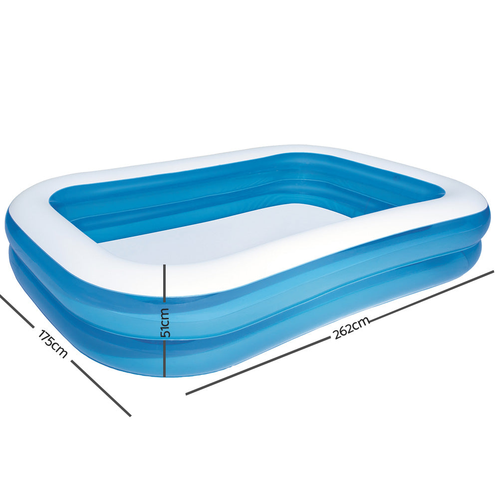 Bestway Inflatable Kids Above Ground Swimming Pool freeshipping - Awezingly