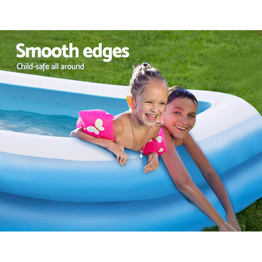 Bestway Inflatable Kids Above Ground Swimming Pool freeshipping - Awezingly