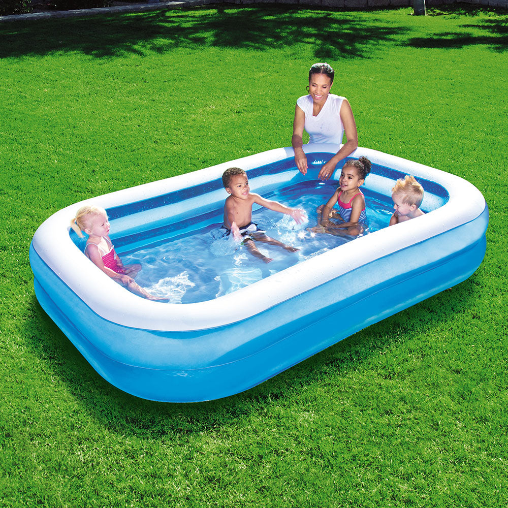 Bestway Inflatable Kids Above Ground Swimming Pool freeshipping - Awezingly