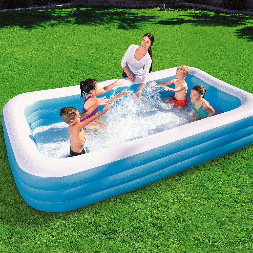 Bestway Inflatable Kids Above Ground Swimming Pool freeshipping - Awezingly