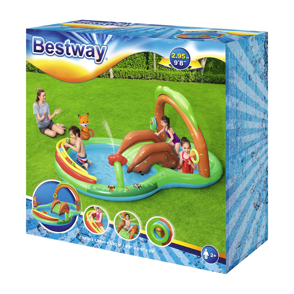 Bestway Swimming Pool Above Ground Inflatable Kids Friendly Woods Play Pools freeshipping - Awezingly