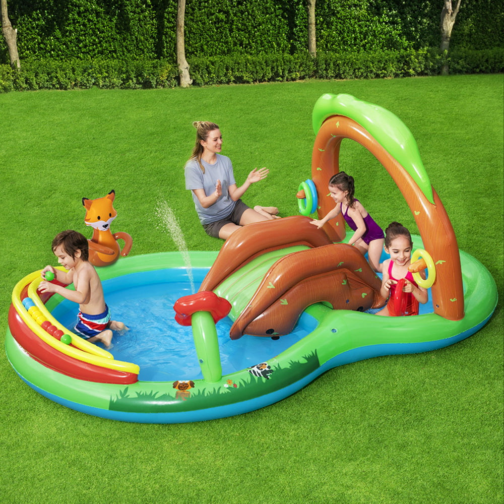 Bestway Swimming Pool Above Ground Inflatable Kids Friendly Woods Play Pools freeshipping - Awezingly