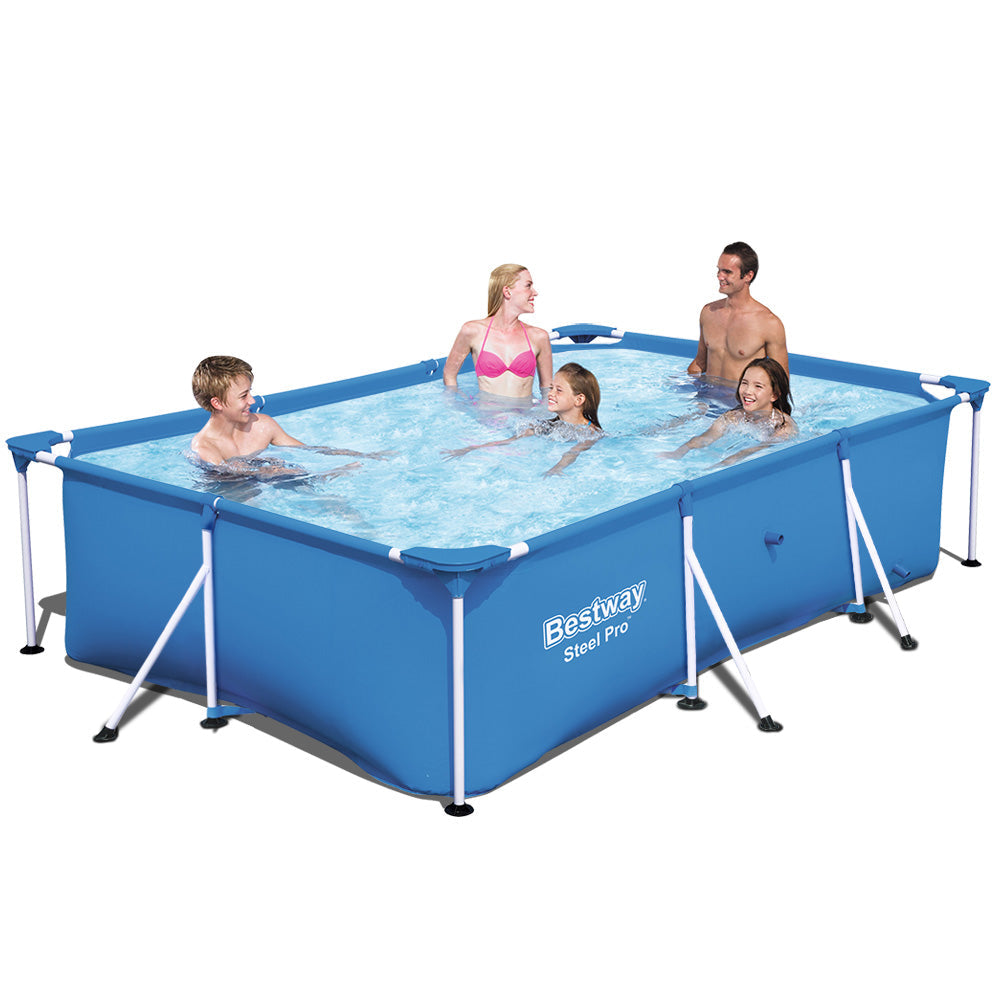 Bestway Steel Above Ground Swimming Pool freeshipping - Awezingly